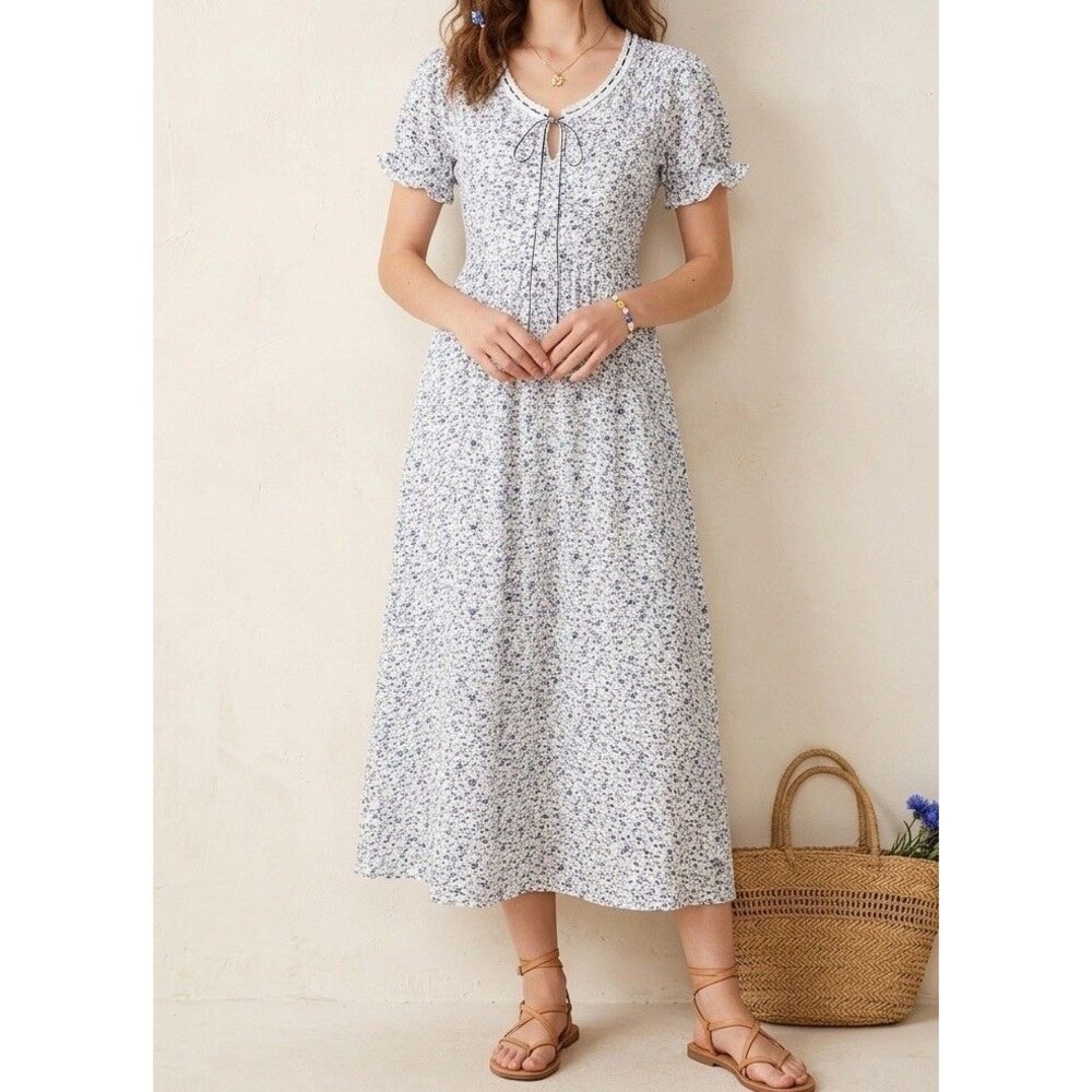 polagram  Maxi Dress Size S  polyester Cotton Fabric